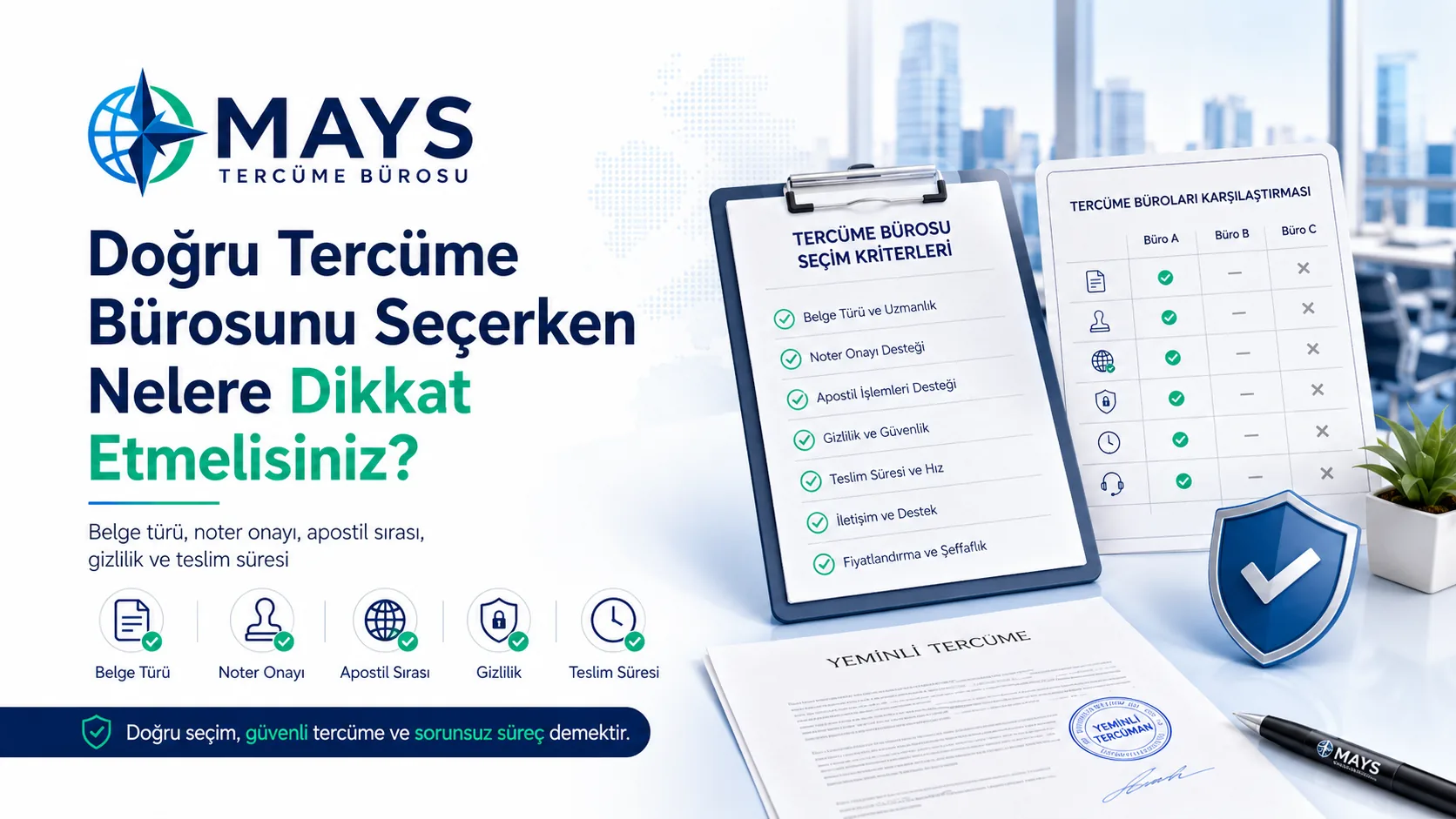 Beylikdüzü noter onaylı tercüme ve apostil süreci desteği