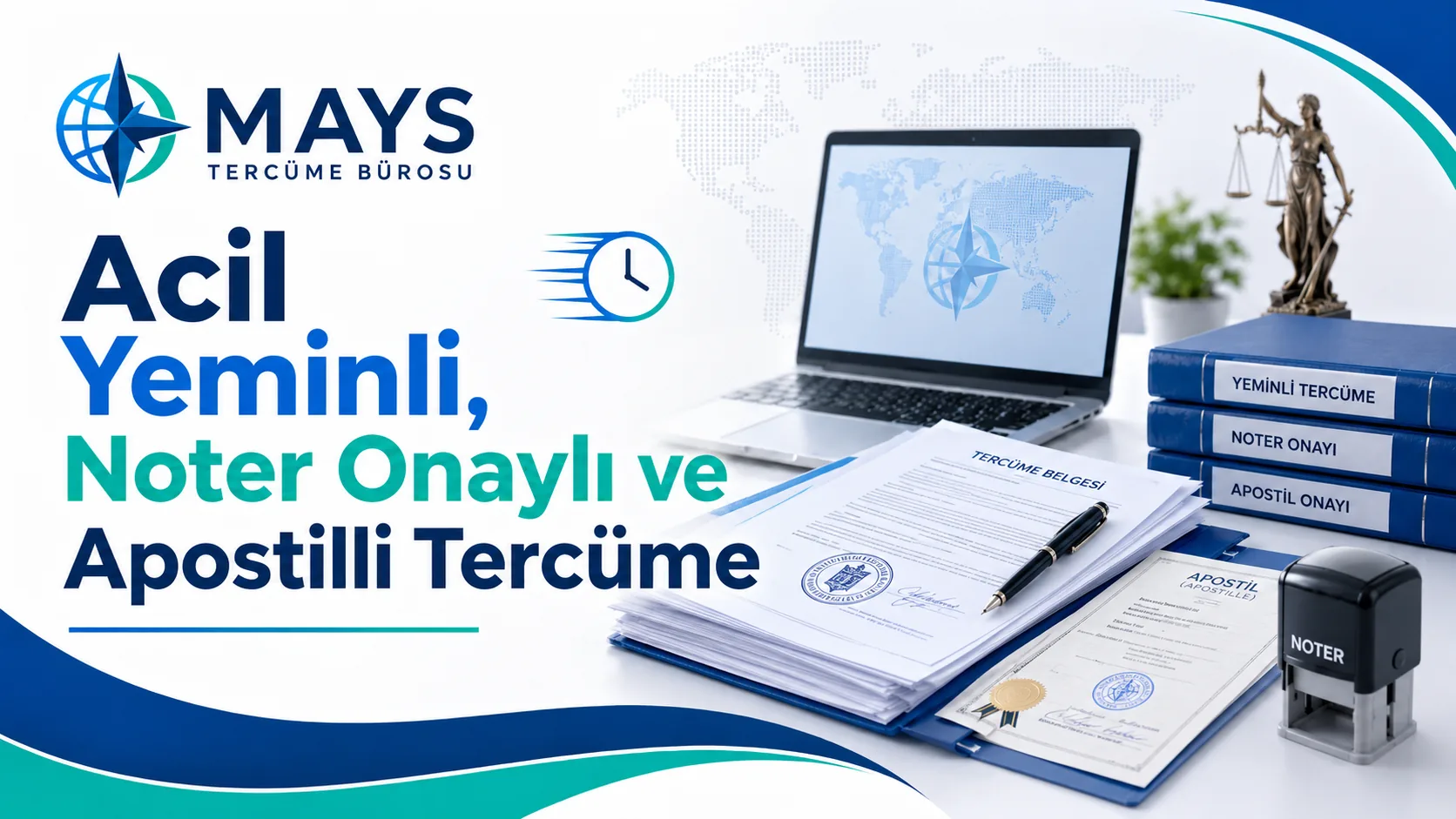 Acil yeminli noter onaylı ve apostilli tercüme