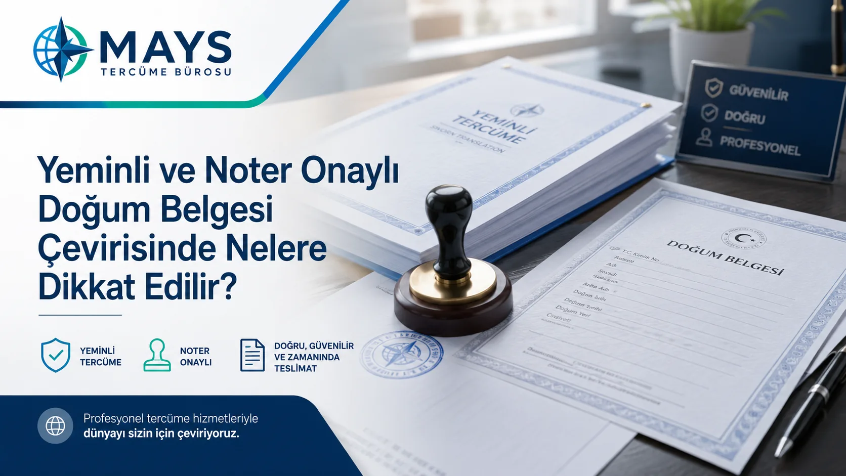 Beylikdüzü yeminli doğum belgesi tercümesi kontrol süreci