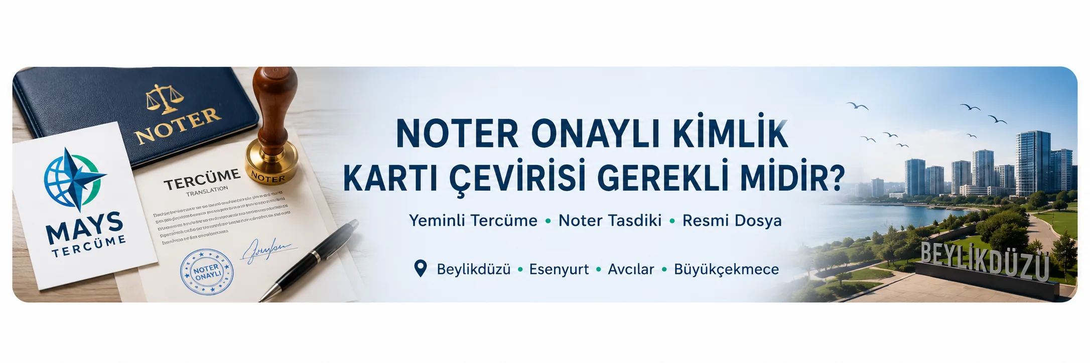 Noter onaylı kimlik kartı çeviri işlemleri