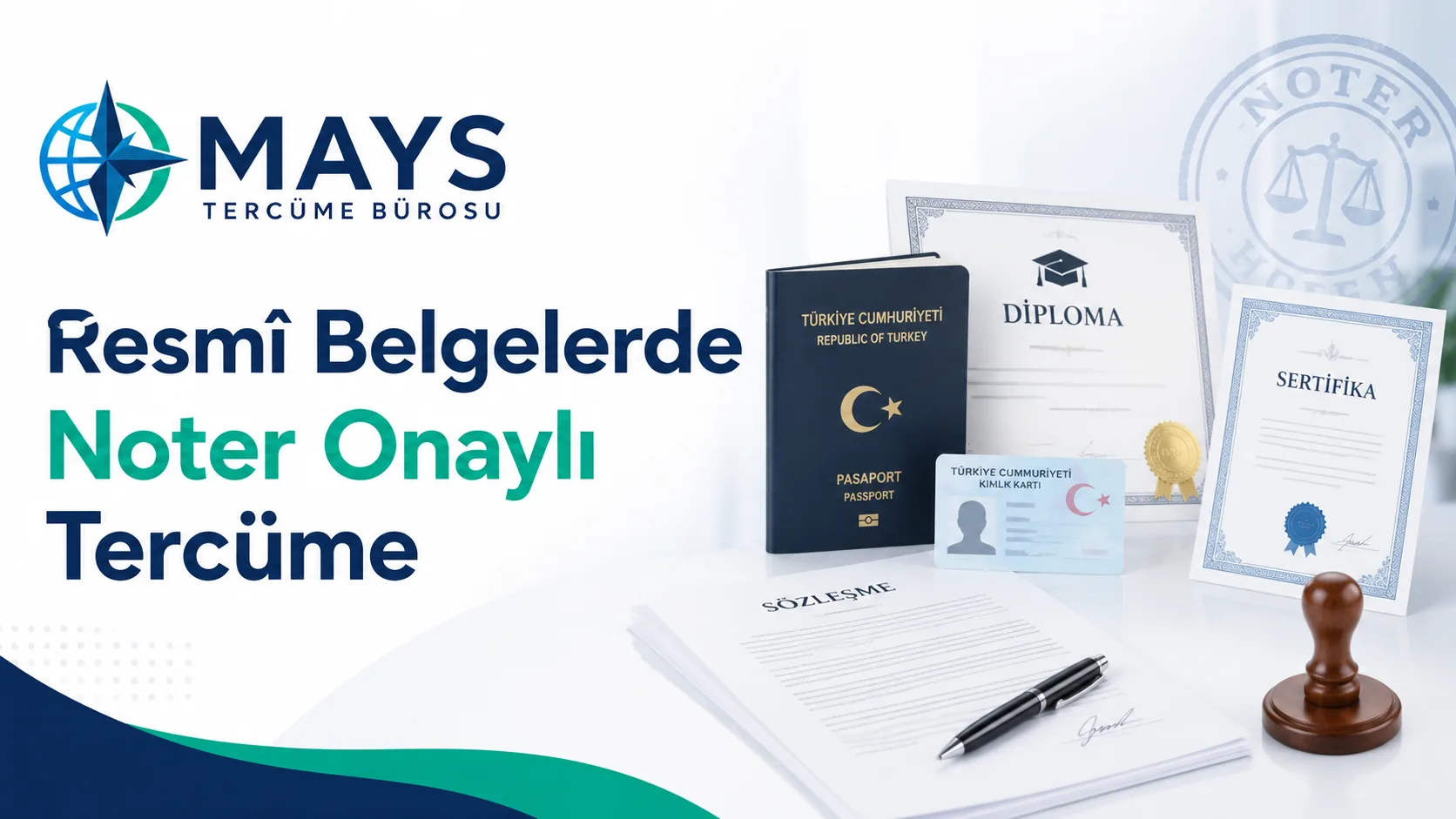 Noter tasdiki gereken pasaport diploma ve resmî belgeler