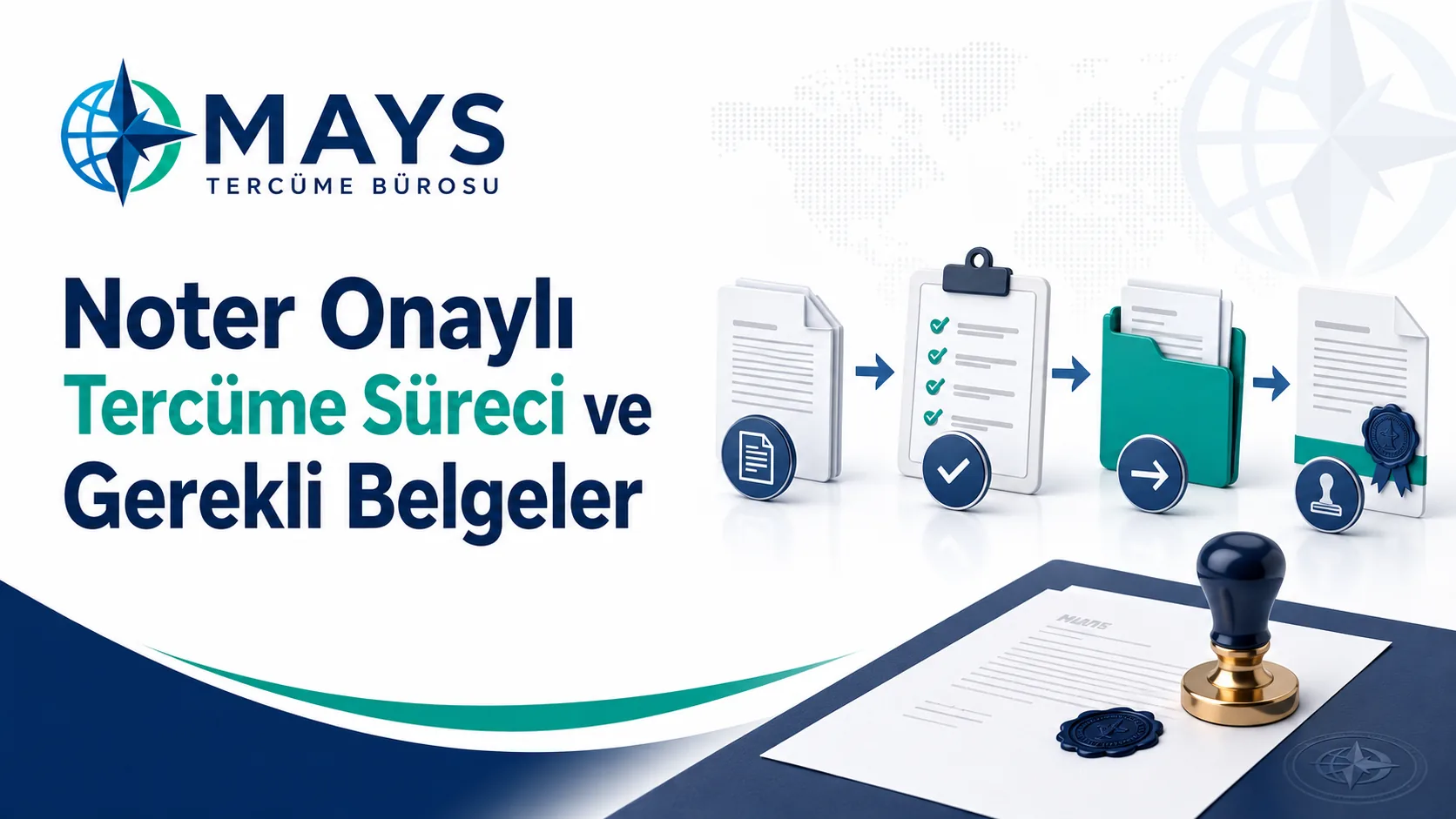 Belge inceleme yeminli çeviri ve noter tasdik süreci