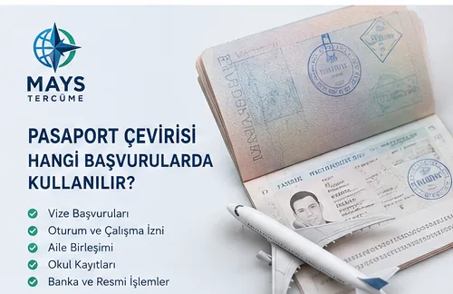 Noter onaylı pasaport çeviri işlemleri