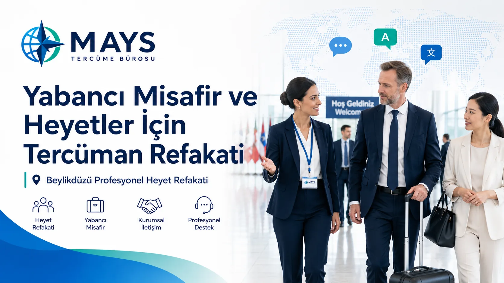 Fuar ve iş toplantılarında tercüman refakati