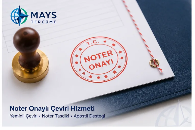 Noter onaylı sürücü belgesi tercümesi ve resmî tasdik
