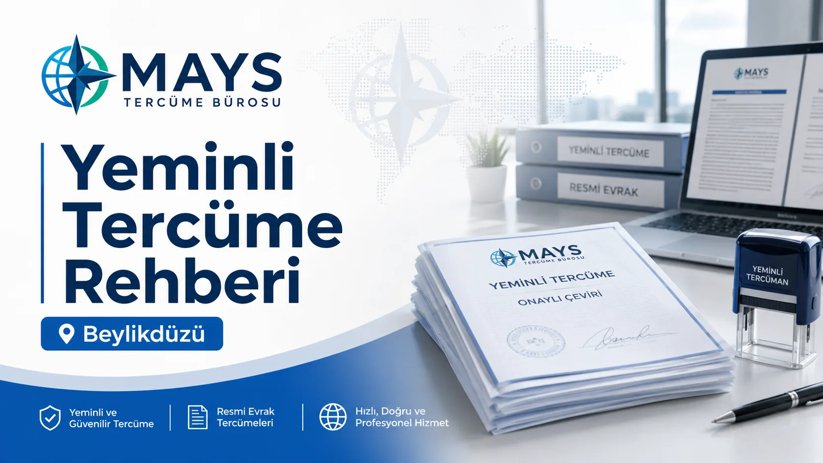 Yeminli tercüman tarafından hazırlanan resmî belge çevirisi
